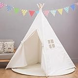 Takezuaa Tipi Zelt für Kinder,Kinder Spielzelte,Kinderzelt für Drinnen Outdoor,Spielzimmer für...