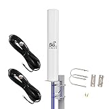 KASER 4G LTE 5G Antenne Outdoor Externe Mimo Omnidirektional 698-2700 | 3300-3800 MHz N-SMA Stecker...