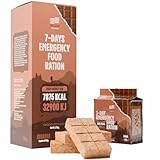 Notfall-Lebensmittelversorgung 7 Tage Schokoladenkeksriegel MRE Mahlzeiten Militär 2024 Survival...