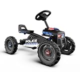 Berg Pedal-Gokart Buzzy Police mit soundbox | Kinderfahrzeug, Tretauto, Sicherheit und Stabilität,...