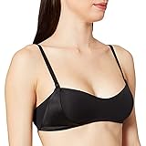 S by sloggi Damen Smooth Balconette Bügelloser BH, Black, L