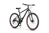 Generisch 27,5 Zoll Mountainbike Erwachsene 21-Gang Schaltung Doppel-Scheibenbremsen 100mm...