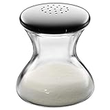 WMF Wagenfeld Salzstreuer 4,5 cm, Max und Moritz, Glas, Cromargan Edelstahl mattiert,...