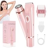 Intimrasierer für Frauen, 2 in 1 Dual-Head Elektrisch Damenrasierer, Elektrischer Rasierer Damen...