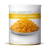 Nutristore Gefriergetrockneter Cheddar-Käse, geschreddert, Premium-Qualität, erstaunlicher...