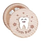 Générique Zahnbox der Fee – Aufbewahrungsbox für Milchzähne, aus Holz – Aufbewahrungsbox...