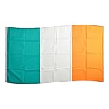 Flaggenking Irland Flagge/Fahne - wetterfest, weiß, 150 x 90 x 1 cm, 16897