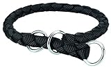 Trixie 143901 Cavo Zug-Stopp-Halsband, M–L: 43–51 cm/ø 18 mm, schwarz