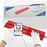 ALPHA BX Profi Flächenspachtel 60cm mit Edelstahlklinge & integriertem Tapetenentferner,...