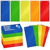 Trennstreifen für Ordner A4 Bunt Trennblätter Ordner Plastik 24 x 10,5cm Kunststoff Trennstreifen...