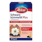 Abtei Schwarzkümmelöl Plus Vitamin E 48 Kapseln, 1er Pack (1 x 34 g)