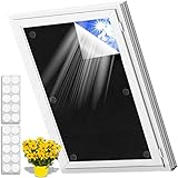 Dachfenster Verdunklungsrollo, 2024 NEU Verdunkelung 100% lichtundurchlässig, Rollos für Fenster...