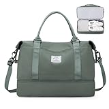 Reisetasche Damen Handgepäck Tasche Sporttasche Weekender Bag Schwimmtasche Wasserdicht Travel Bag...