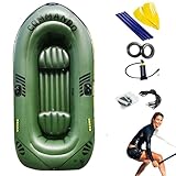 Aufblasbares Kajak Schwimmboot für Wassersport,2 Personen 3 Tourenkajak, tragbarer Floßsport, Kanu...