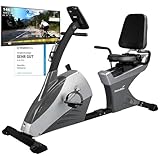 Skandika Liegeergometer Centaurus Sitzergometer Heimtrainer Liegeheimtrainer | 13kg Schwungmasse, 12...