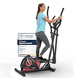 Sportstech Crosstrainer für Zuhause, extrem leiser magnetischer Ellipsentrainer, Crosstrainer mit 8...