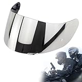 Tadpolez 1 Stücke Motorradhelm Visier fürAgv K1 K3SV K5,Helmlinsenvisier,Visier Motorrad...