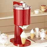 LLYLAFDC Mini-Eismaschine, Automatic Mini Fruit Softeismaschine, 1L Softeismaschine Für Zuhause,...