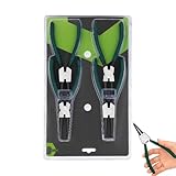 Sprengringzangen-Set – Sicherungsringzangen-Set, robustes 17,8 cm internes Sicherungsring-Set,...