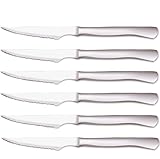 LIFE ESSENTIALS Fleischmesser-Set | 6 Stück | Steakmesser | Steakmesser | Besteck aus Edelstahl |...