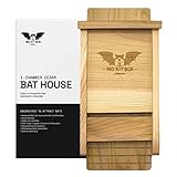 Bat House for Outdoors - Der Komplette Fledermauskasten für den Außenbereich - Säubere deinen...