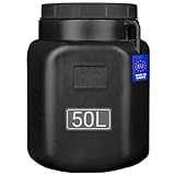 FIXKRAFT Weithalsfass Futtertonne Hund Gärfass Lebensmittelbehälter mit Deckel Kanister...