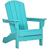 Outsunny Adirondack-Stuhl Kinder, Gartenstuhl mit Lamellendesign, Kinderstuhl, Outdoor, Balkonstuhl...