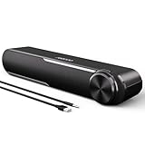 Jeecoo A30 PC Lautsprecher, Computer Lautsprecher für Pc, USB Powere PC Soundbar Schwarz,...