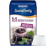 usy Bundle für Sweet Family Gelierzucker 1:1 (1kg Packung) + usy Block