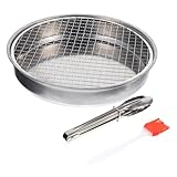 HANABASS 1 Satz Einweggrill Set Tragbar Rauchfreier Mini Bbq Grill für Outdoor Aktivitäten für...