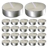 Ciieeo 150 Stück unparfümierte Teelichter | Tropffreie kleine Votivkerzen | Für Zuhause,...