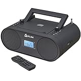 KLIM Boombox B4 Radio mit CD Player + 2023 Release + AM/FM Radio, MP3, Bluetooth, AUX, USB, CD + CD...