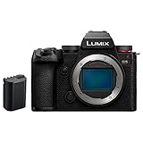 Panasonic LUMIX DC-S5 II Spiegellose Vollformat Kamera 4K 60p und 6K 30p, Flip-Screen, WLAN,...