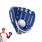 Baseballhandschuhe, Sporthandschuhe aus PU-Leder, gepolstert, Palm Catcher 's Mitt für Jugendliche,...