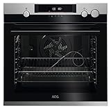 AEG BSS57606BM Einbau-Backofen / Pyrolyse Selbstreinigung / Serie 7000 mit Dampfunterstützung:...