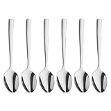 WMF Boston Espressolöffel Set 6-teilig, 10,8 cm Cromargan Edelstahl poliert, glänzend,...