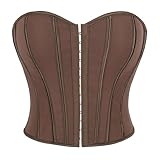 Generisch Korsett Damen Vollbrust Corsage Tops Gothic Vintage Corsagen Bustier Corsette üBergröße...