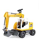 Lena 04611 - Worxx Schaufelbagger Modell Liebherr A918 Compact Litronic, ca. 48 cm, Baustellen...