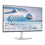Dell S2725H 27 Zoll Full HD (1920x1080) Monitor, 100Hz, IPS, 4ms, 99% sRGB, Eingebaute Lautsprecher,...