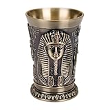 Skull Shot – Schnaps, 30 ml, Zinklegierung, Vintage-Stil, ägyptische Steine, coole...