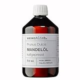 Mandelöl kaltgepresst 500ml - 100% reines Mandelöl (Prunus Dulcis) von wesentlich. - feines Öl...