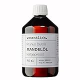 Mandelöl kaltgepresst 500ml - 100% reines Mandelöl (Prunus Dulcis) von wesentlich. - feines Öl...