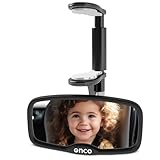 Onco Clip-On Autospiegel Baby Rücksitz - 100% Bruch- und Rüttelsicherer Baby Autospiegel für Nach...