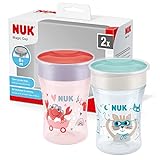 NUK Magic Cup Trinklernbecher | 8+ Monate | 230 ml | auslaufsicherer 360°-Trinkrand | BPA-frei |...