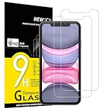 NEW'C 2 Stück für iPhone 11 und iPhone XR für Panzerglas, Frei von Kratzern, 9H Härte, HD...