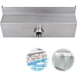 Aioneer Edelstahl-Wasserfall-Poolbrunnen, Swimmingpoolbrunnen mit LED-Beleuchtung,...