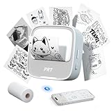 prt S1 Mini Drucker - Aufkleber Tragbarer Thermodrucker Tintenloser Aufkleber Maker Maschine...