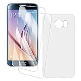 OAGELIM 2er Pack Display Schutzfolie + Hülle Kompatibel mit Samsung Galaxy S6 (5.1 Zoll)...
