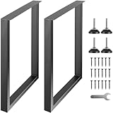 VEVOR 2er-Set Tischkufen 711mm hoch Tischgestell 454kg Tragfähigkeit Tischbeine aus...