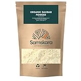 Bio Baobab Pulver | Qualität A+, 100% rein, Quelle für Vitamin C, Kalzium, natürliches Kollagen |...